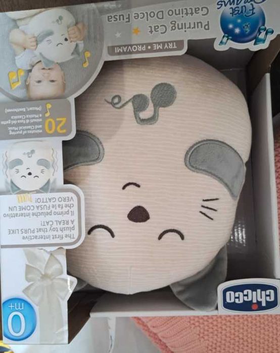Kocyk, rożek i zabawka dla niemowląt - Color Stories, chicco