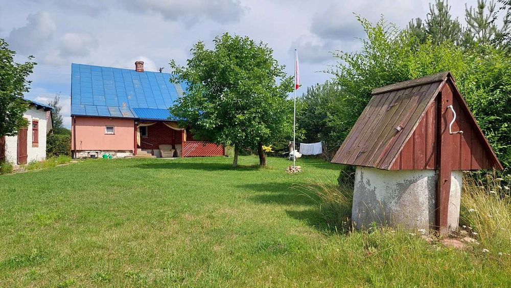 Siedlisko 3700m2 z domem (80m2) na Podlasiu - Suchowolce/Kleszczele