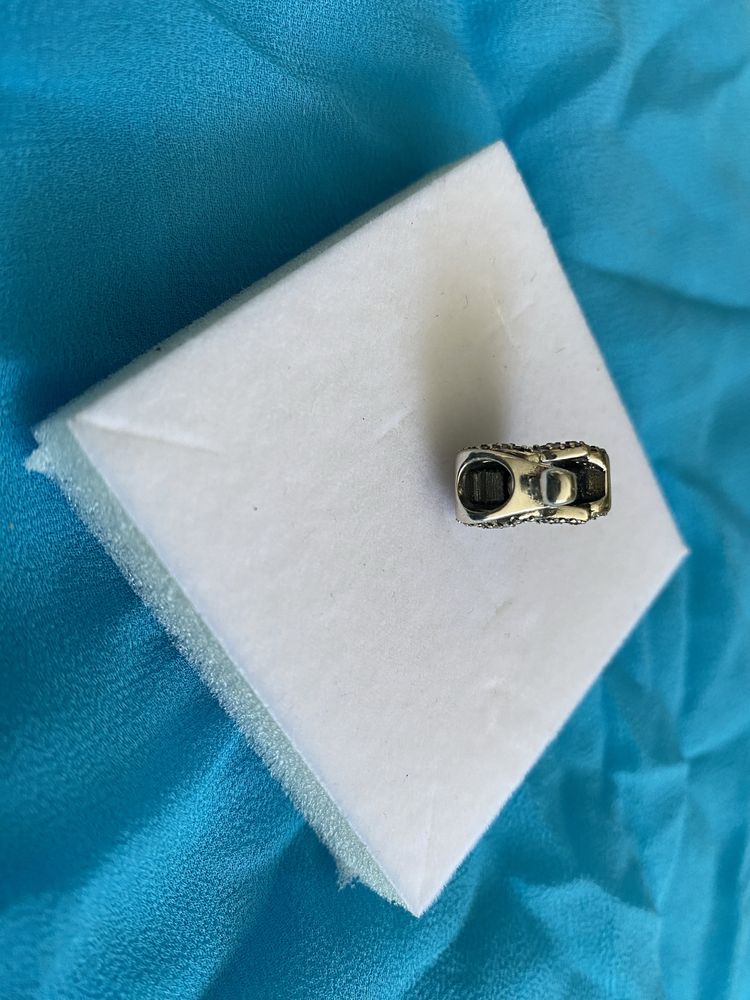 nowa unikatowa zawieszka charms beads błękitny łabędź srebro 925