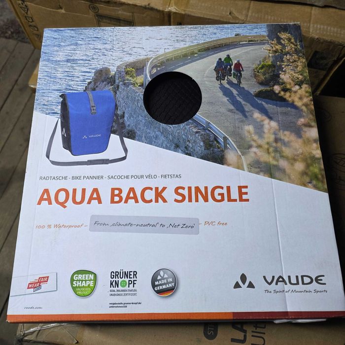 Sakwa rowerowa tylna Vaude Aqua Back Single 24l