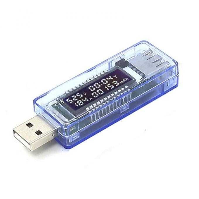 KEWEISI KWS-V20 USB тестер измерения емкости, тока, напряжения