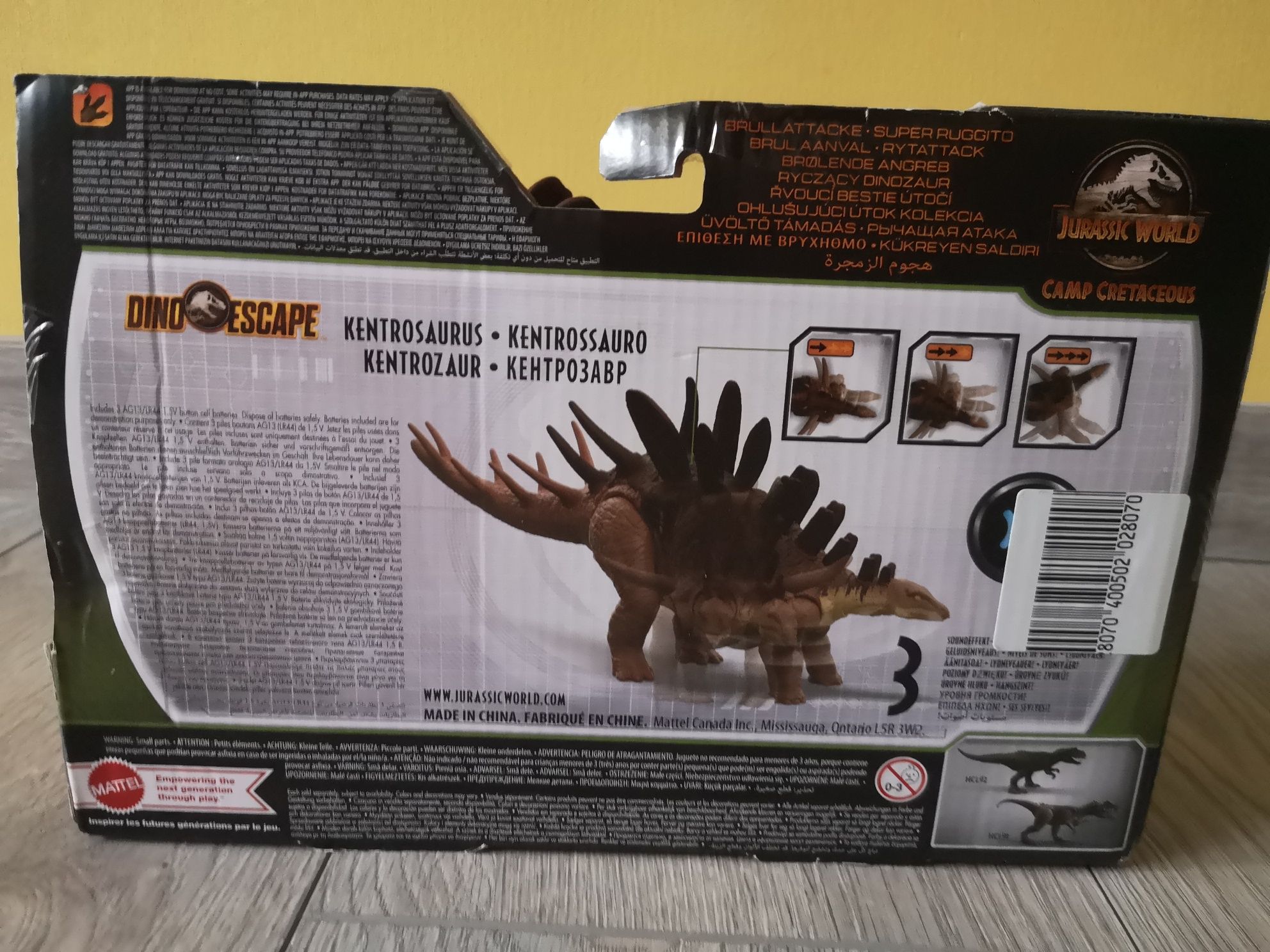 Кентрозавр Динозавр Kentrosaurus jurassic world camp cretaceous