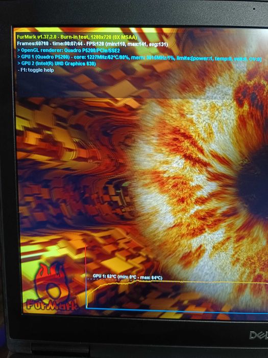 Відеокарта Nvidia Quadro P5200 16GB для Dell 7530 7540 7730 7740