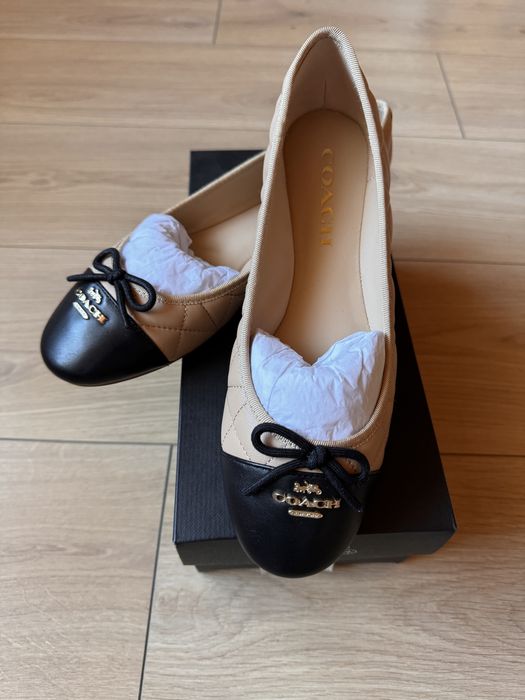 Шкіряні балетки coach. Оригінал. НОВІ