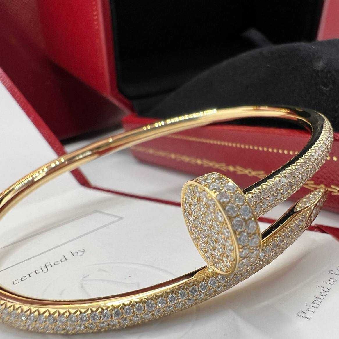 Браслет :
Cartier Juste un Clou Full of Diamonds/ Full Paved