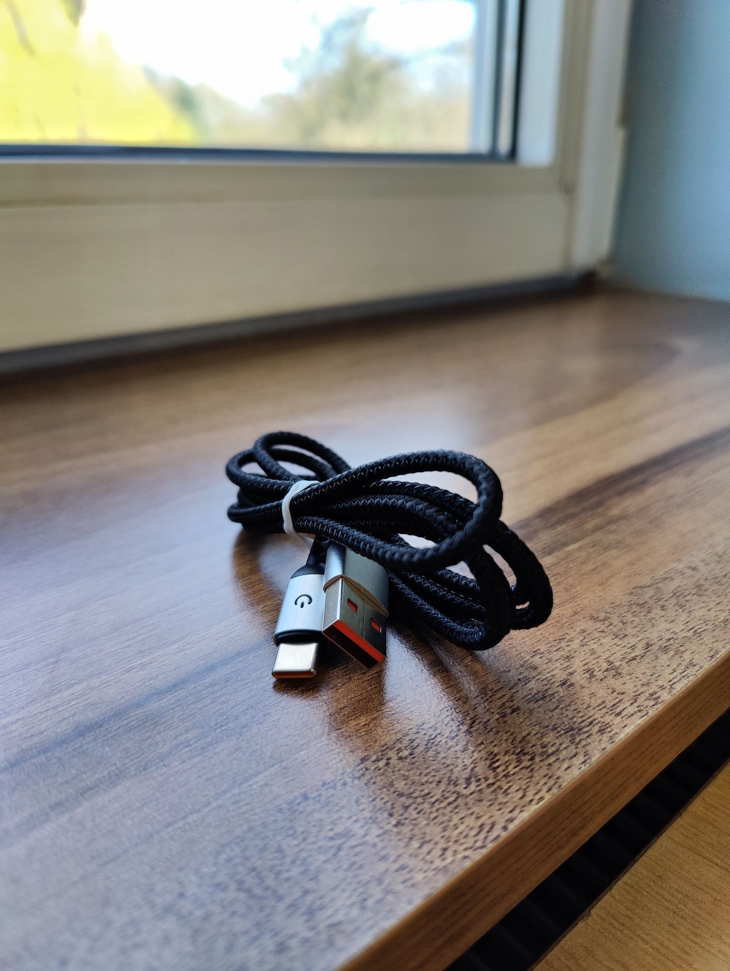 Kabel ładowania USB - USB C 3A szybkie ładowanie, 1,2m
