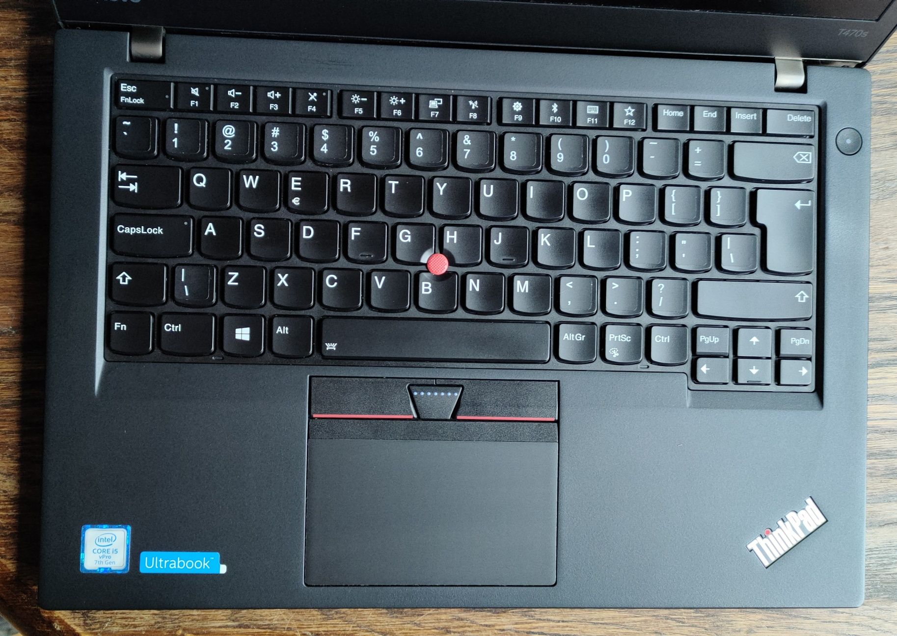 Lenovo ThinkPad T470s i5-7300u 12 GB Ram 256 SSD MVME