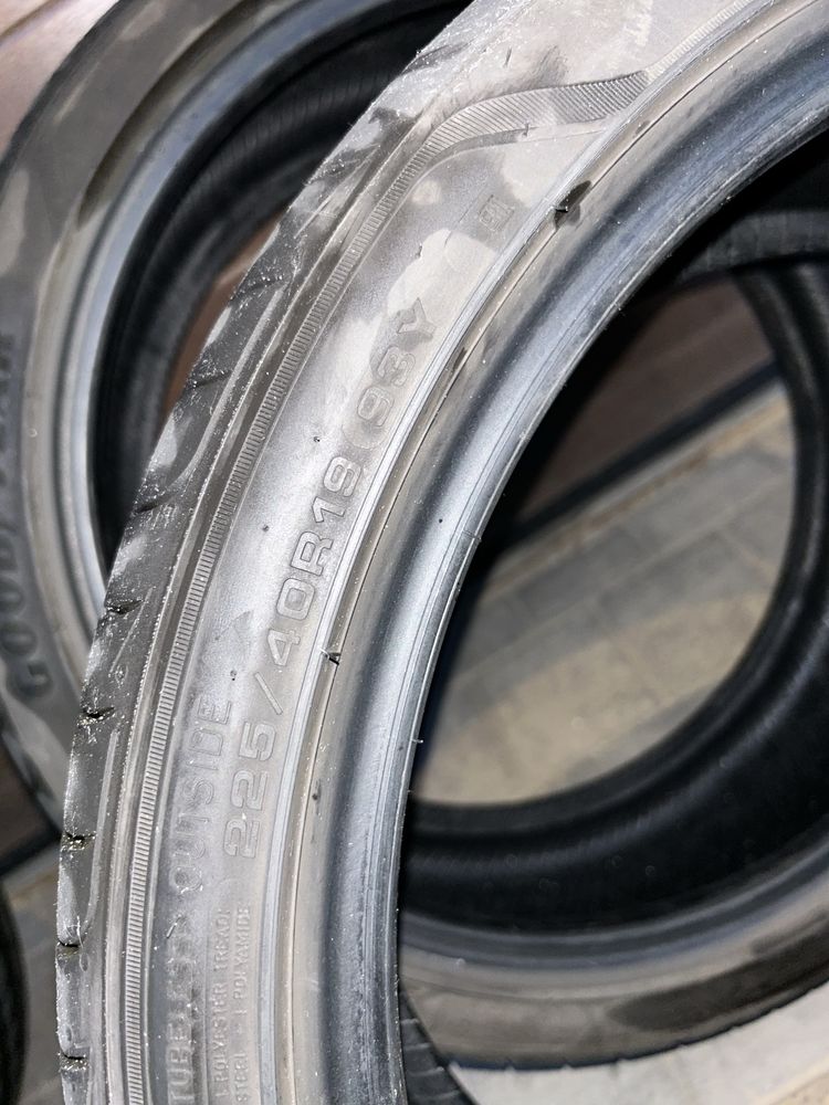 Komplet letnich opon runflat GOODYEAR 19