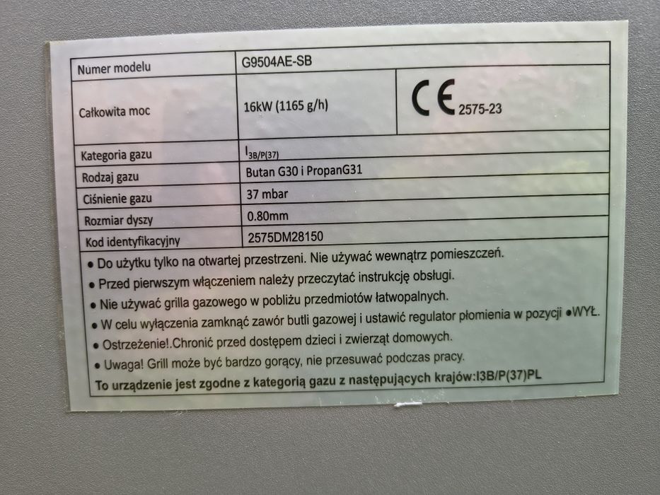 Grill gazowy KOLER Relish v1 Srebrny 16 kW 66 x 40 cm
(11)
 Kod: 11357