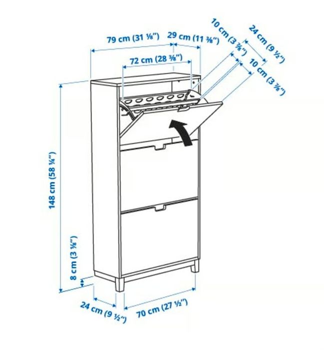 Szafka na buty STÄLL
