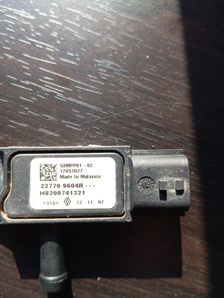 Czujnik ciśnienia spalin Renault DPF