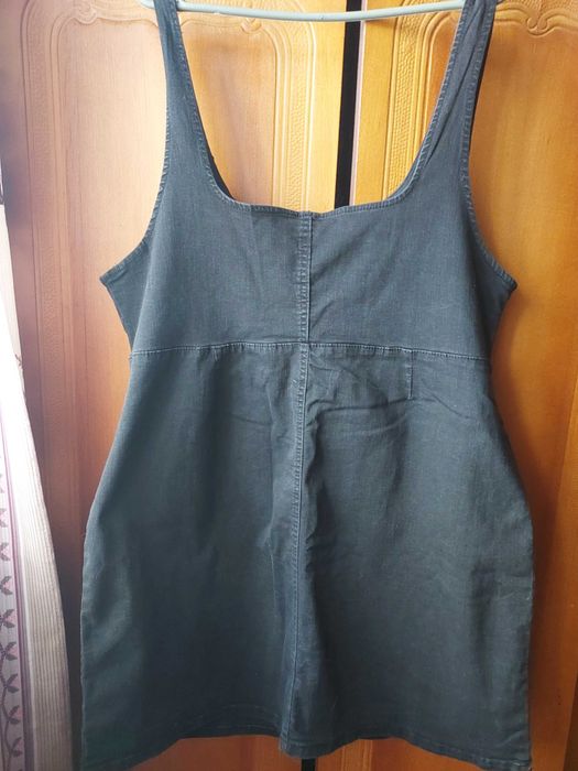 Зручний  джинсовий сарафан щільна тканина великий розмір