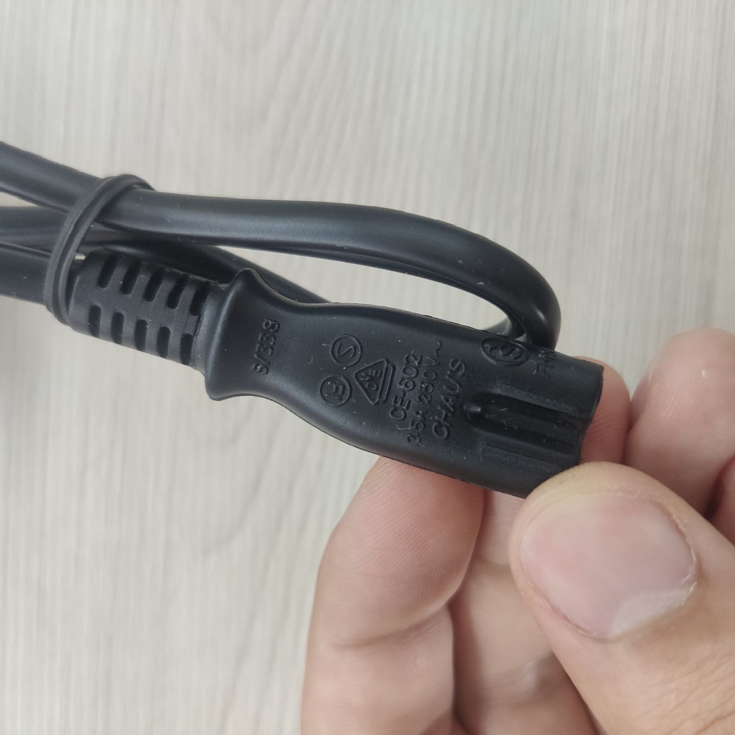 Kabel angielski UK kabel zasilający 50cm z bezpiecznikiem 5A nowy
