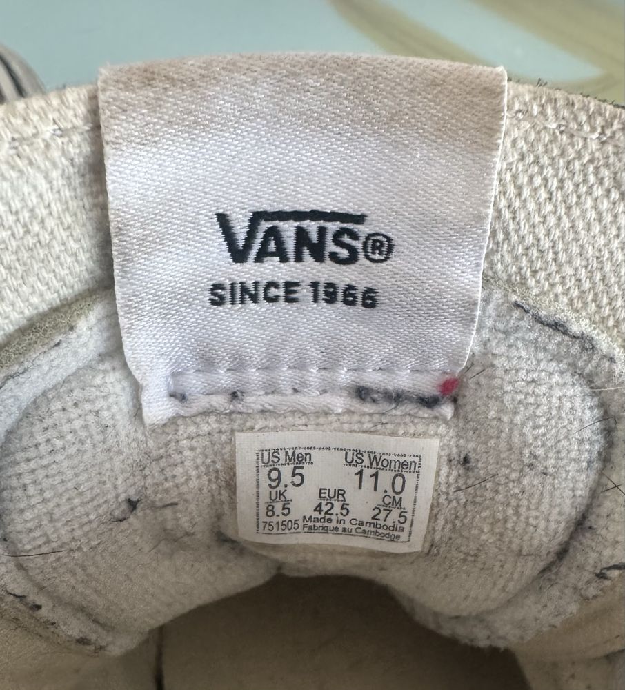 Tenis Vans bota 42,5