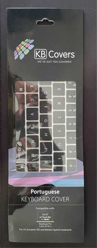 Capa de Teclado PT-PT para MacBook Pro 13" e 15" com touch bar