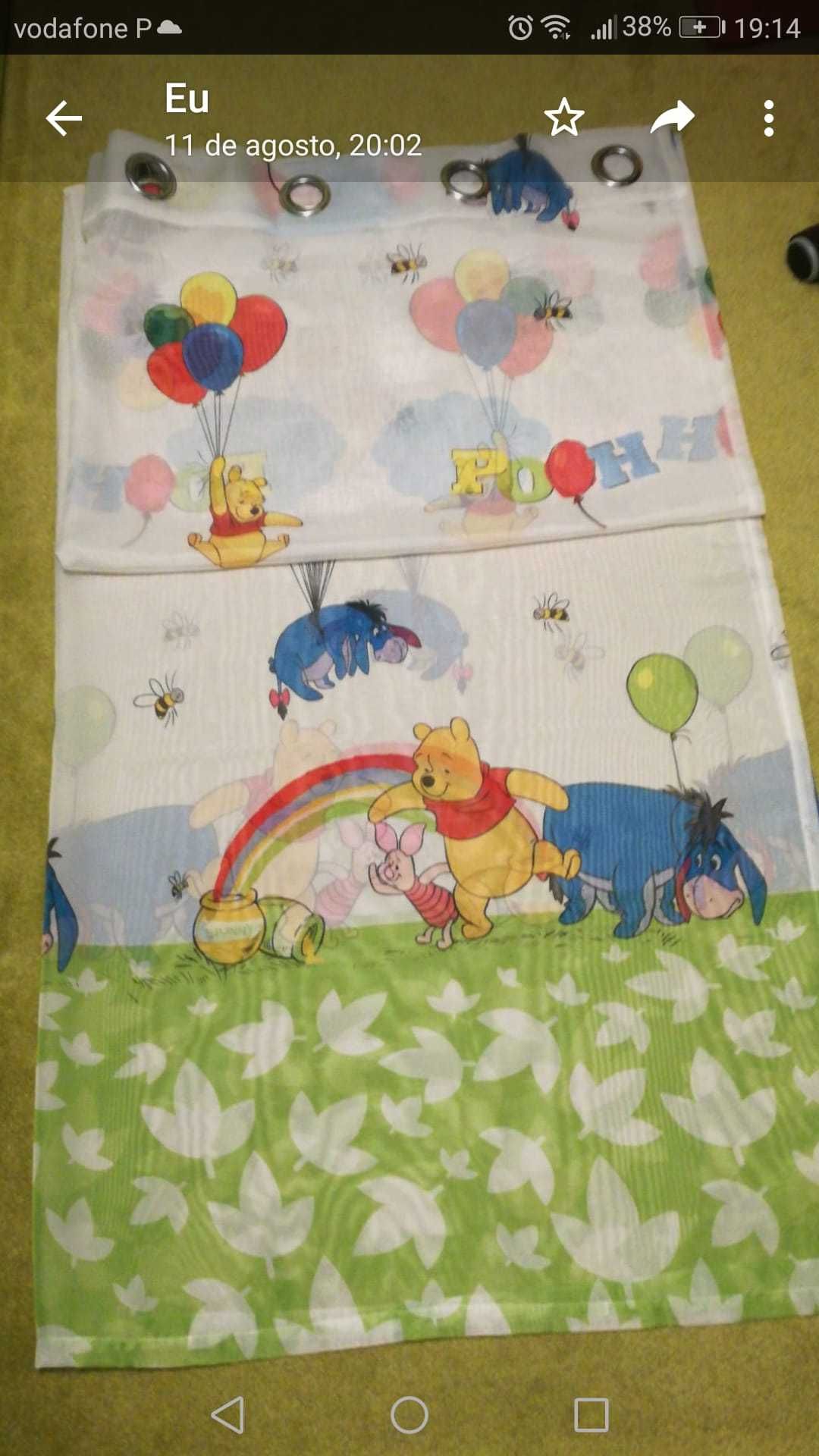 Edredão + Resguardo + Porta Objetos Winnie the Pooh