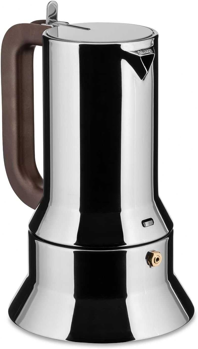 ALESSI MASZYNKA DO ESPRESSO Indukcja Srebrna 15,5 X 13,5 X 27 Cm