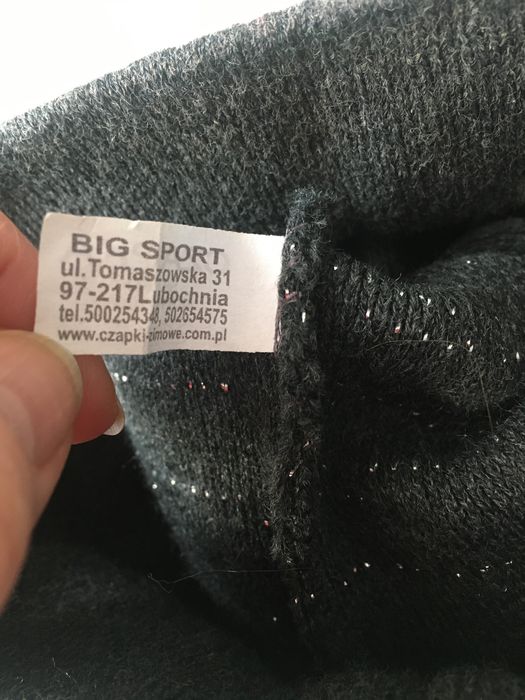 Czapka z pomponem Big Sport