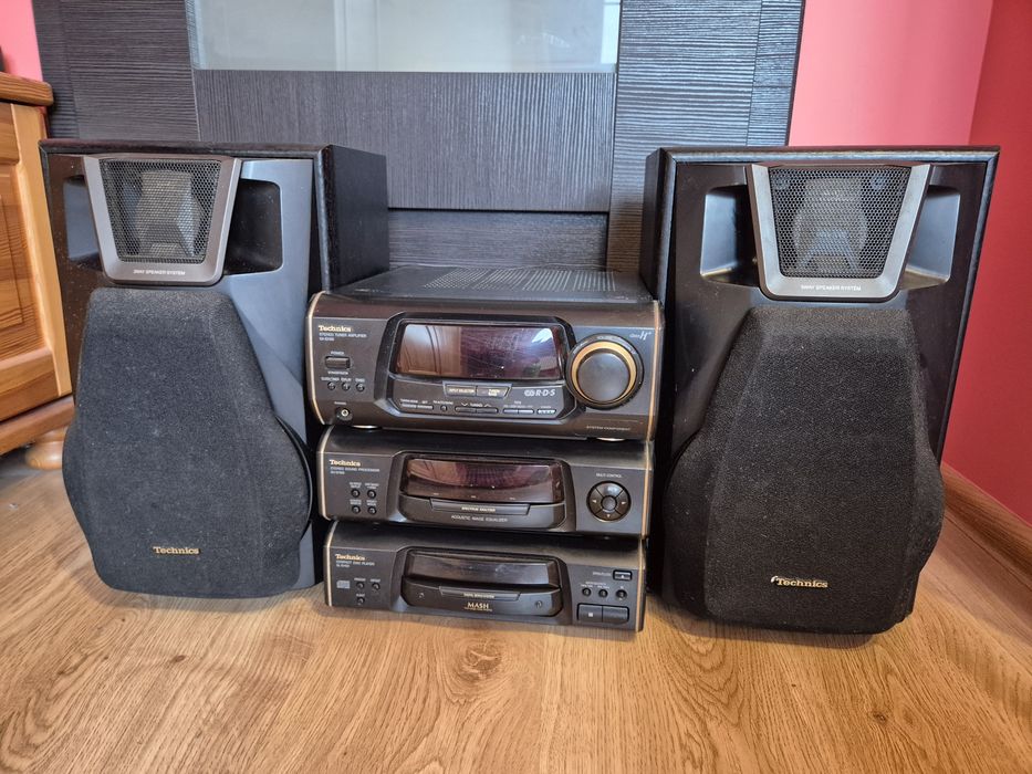 Wieża Technics SA-EH50 + dwa głośniki