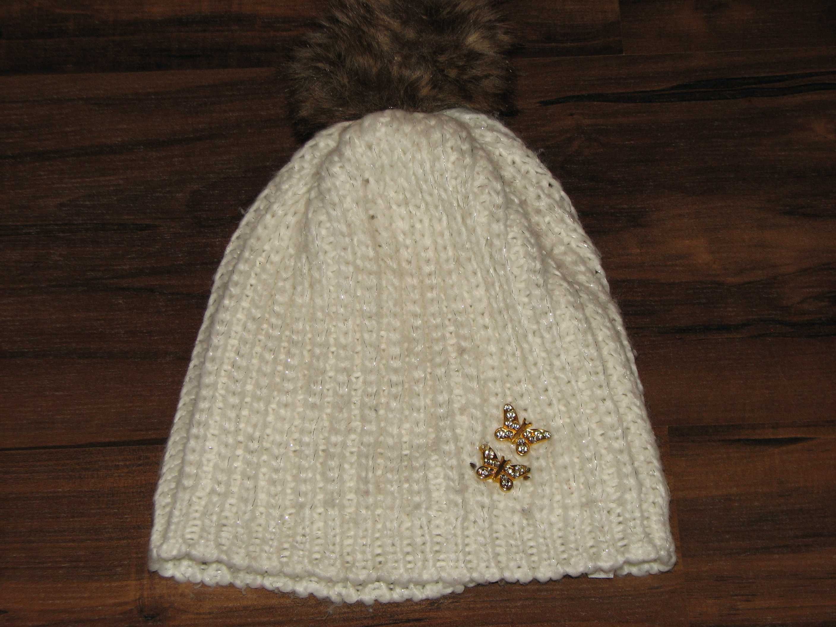 Reserved komplet pompony cyrkonie one size