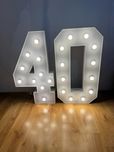 Cyfra dekoracyjna LED "40"