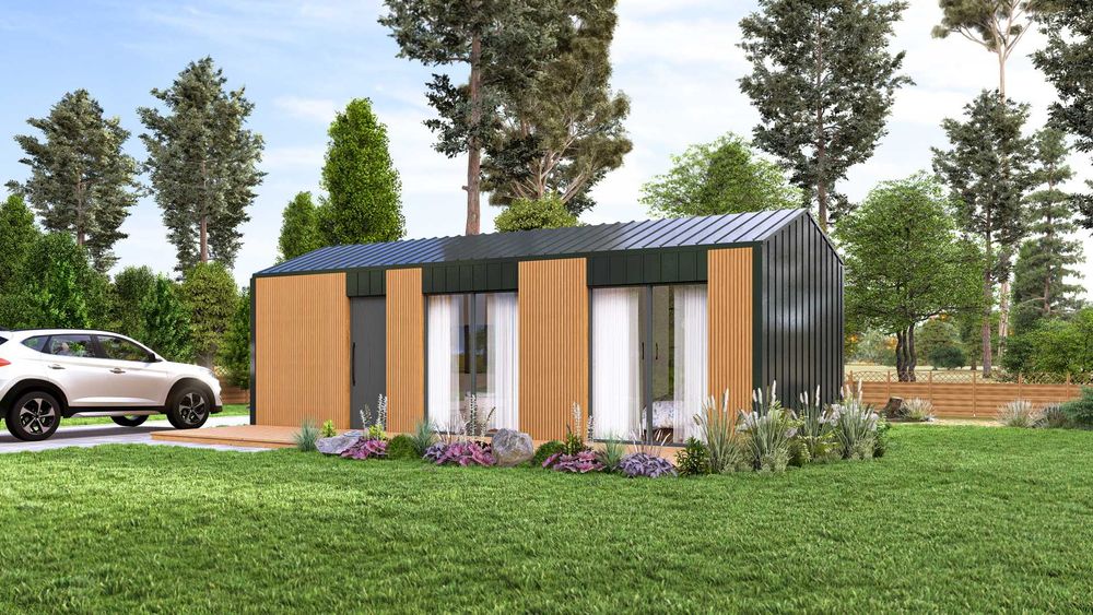 Dom modułowy, mobilny 9,4 x 3,2m - domy365.com.pl