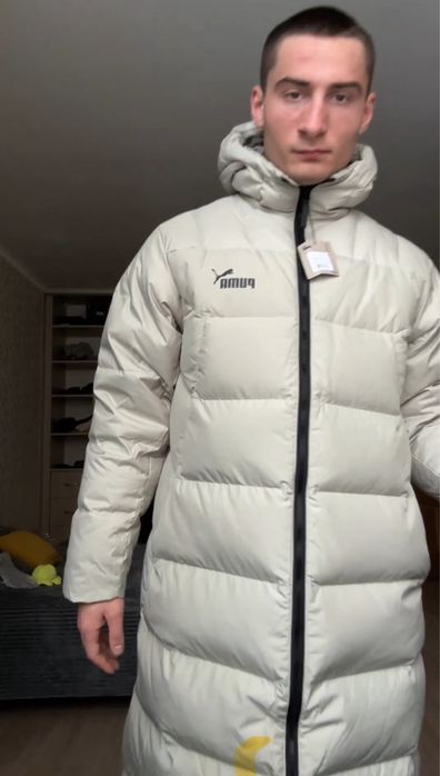 Новий пуховик Puma, розмір L з етикеткою