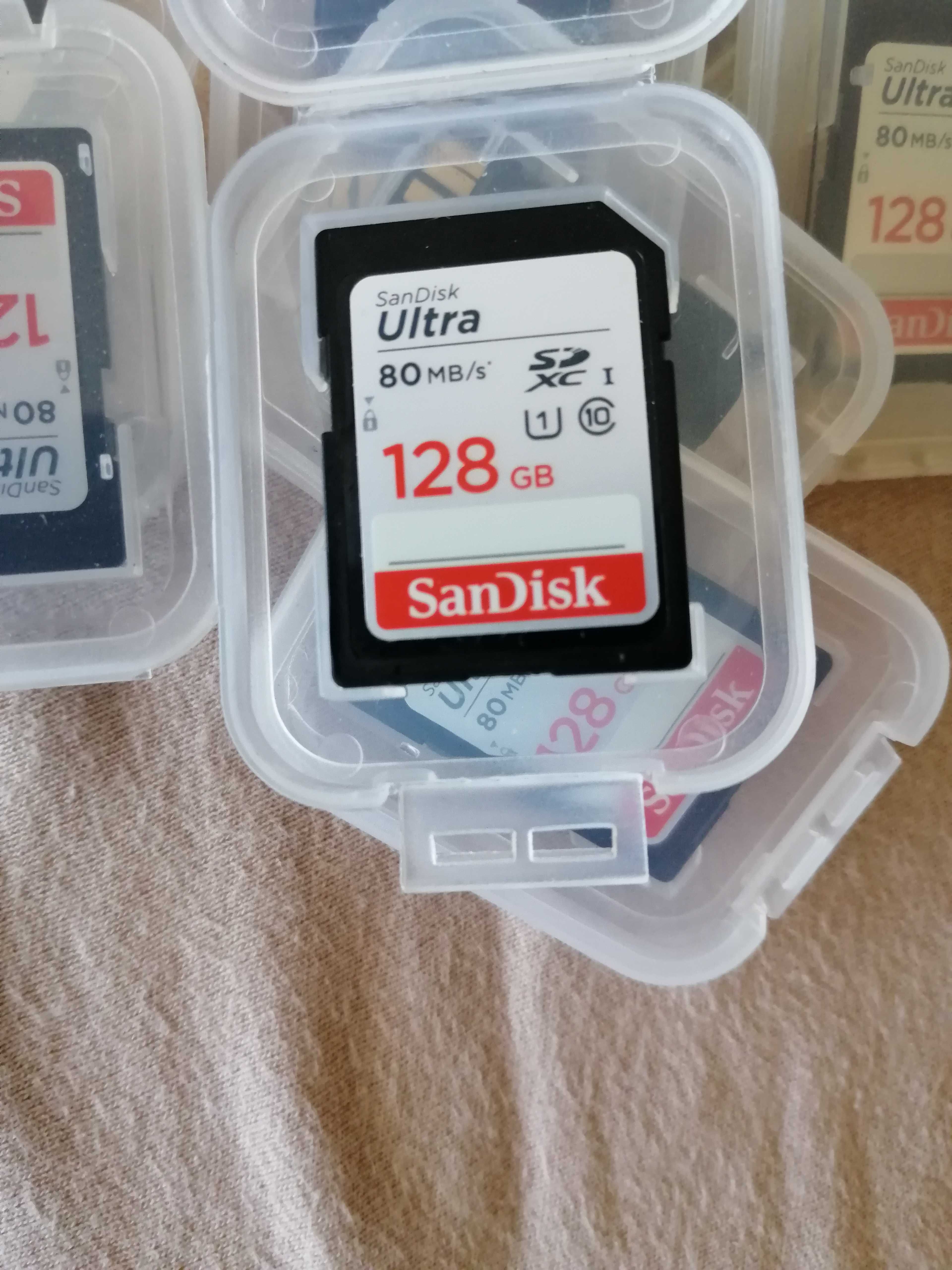 Okazja wyprzedaż- 92 kart SanDisk micro SD i SD - nowe, oryginalne