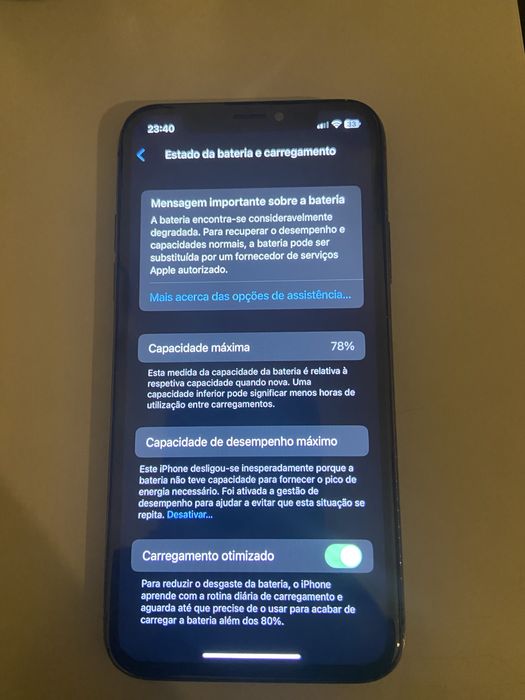 iphone x (danificado)