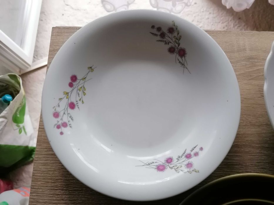 2 różne talerze obiadowe ceramika PRL! OKAZJA