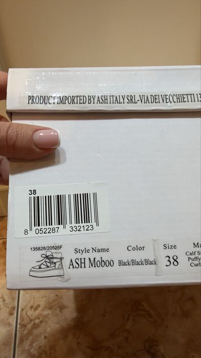 Ash зимові 37.5-38. В ідеалі. Ботінки, сапоги, валенки, дутики