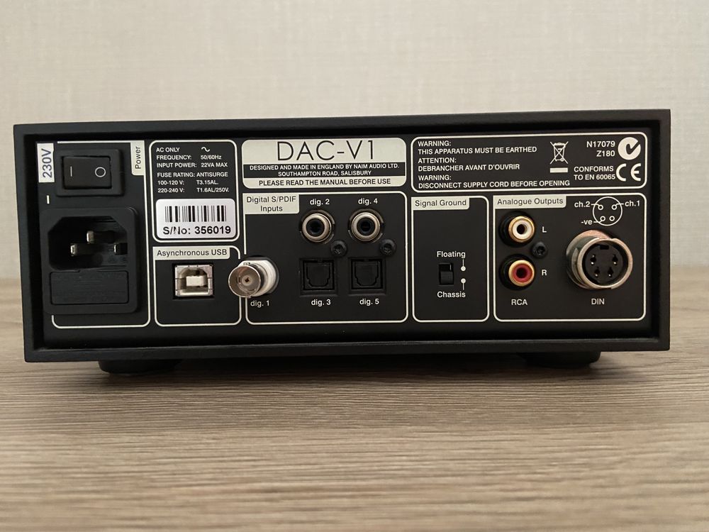 DAC , Conversor D/A - NAIM - DAC V1