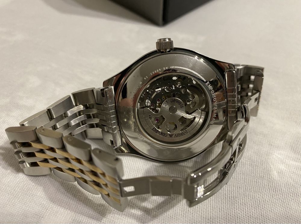 Оригинал Часы Emporio Armani AR60002 Skeleton мужские