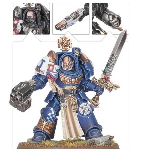 Warhammer 40k Space Marines Captain in Terminator Armour