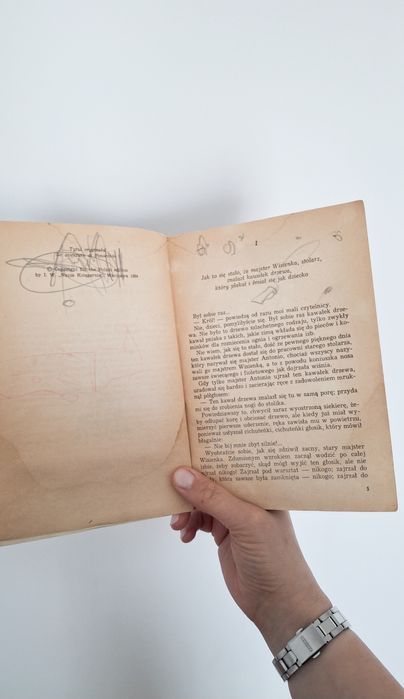 Pinokio C Collodi Nasza Księgarnia rok 1980 Warszawa unikat klasyk.

S