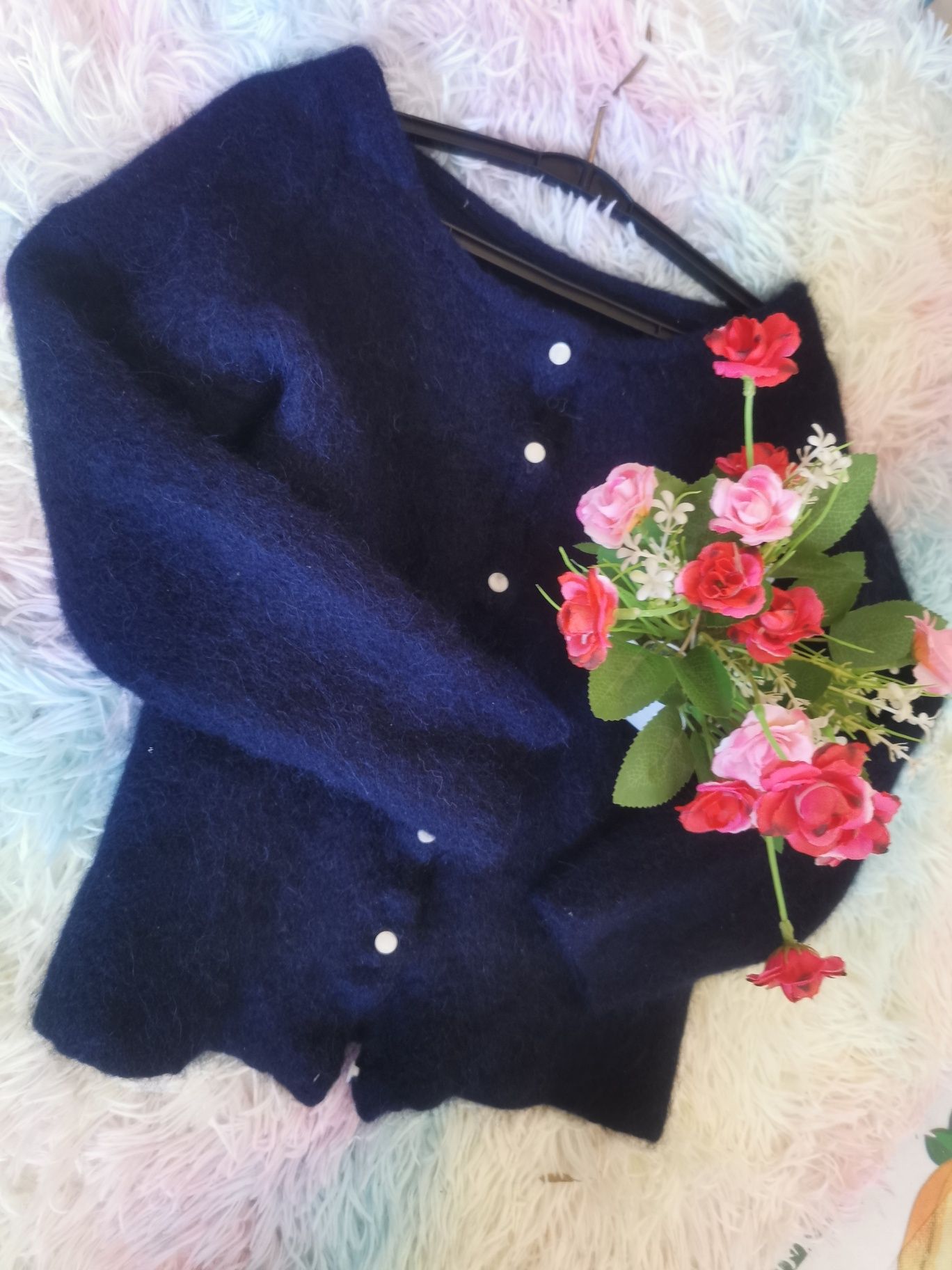 Okazja! Milutki sweter marki Premium - Sezane bolerko narzutka xxs/xs