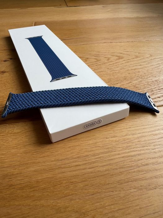 Oryginalny Pasek Opaska Apple Braided Solo Loop - Blue 44mm rozmiar 5