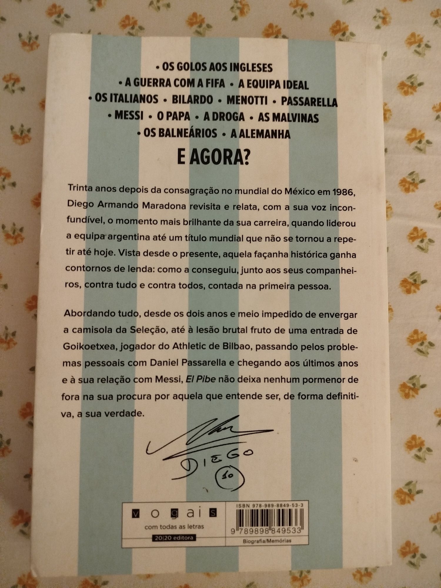 Livro Diego Maradona