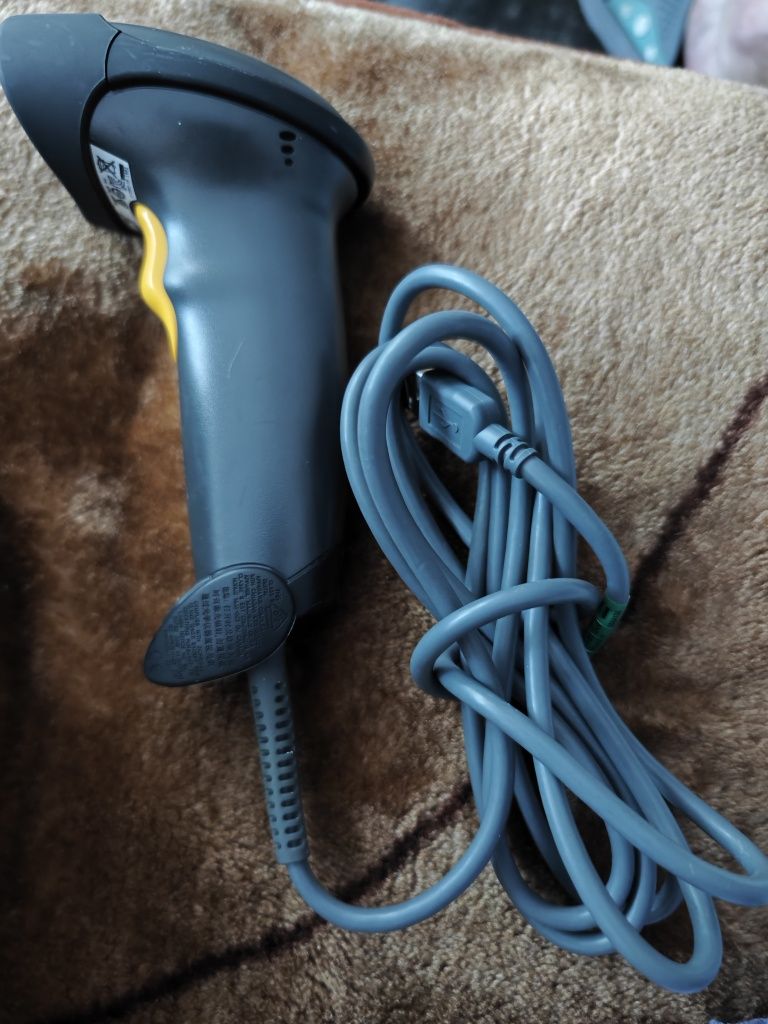 Czytnik Kodów Skaner Magazynowy Zebra model LS2208 USB. Używany