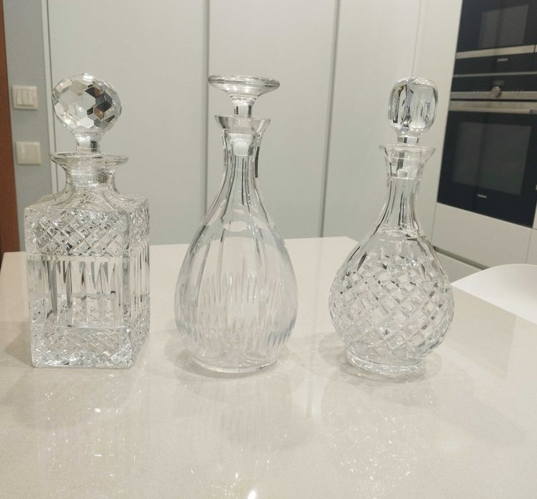 Garrafas de cristal