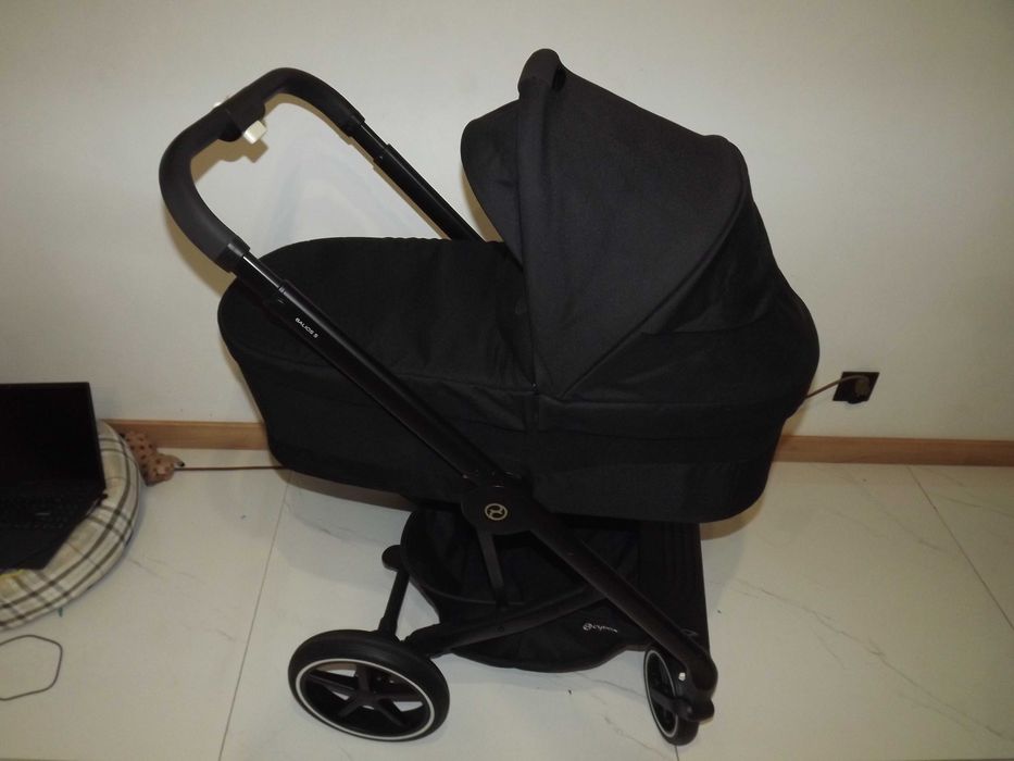 Cybex balios s lux deep black 3w1 Baza i fotelik cybex B.dobry stan