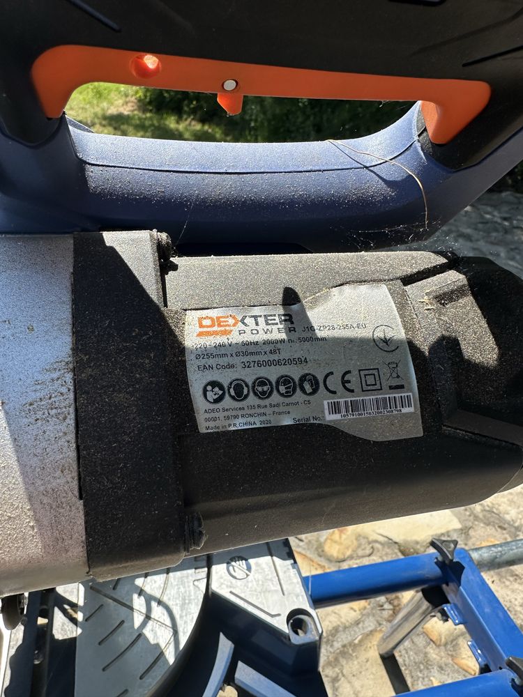 Pliarka dexter power stół do pilarki komplet 255mm 2000w