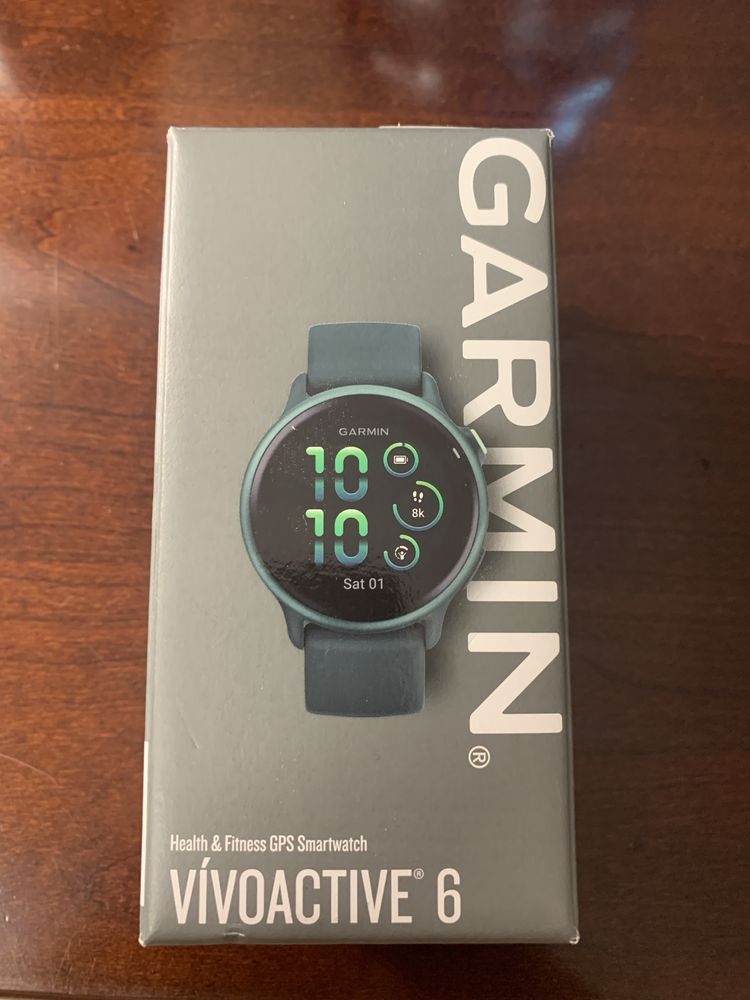 Garmin Vivoactive 6 Jasper Green z silikonowym paskiem