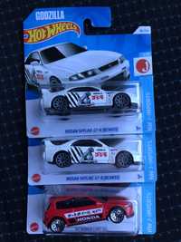 Hot Wheels Nissan Skyline Godzilla, Honda Civic