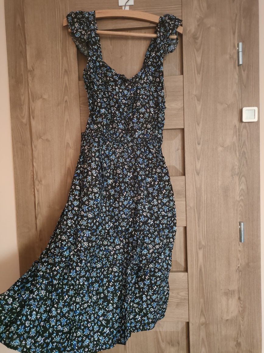 Nowa sukienka w kwiaty, s/m, vintage