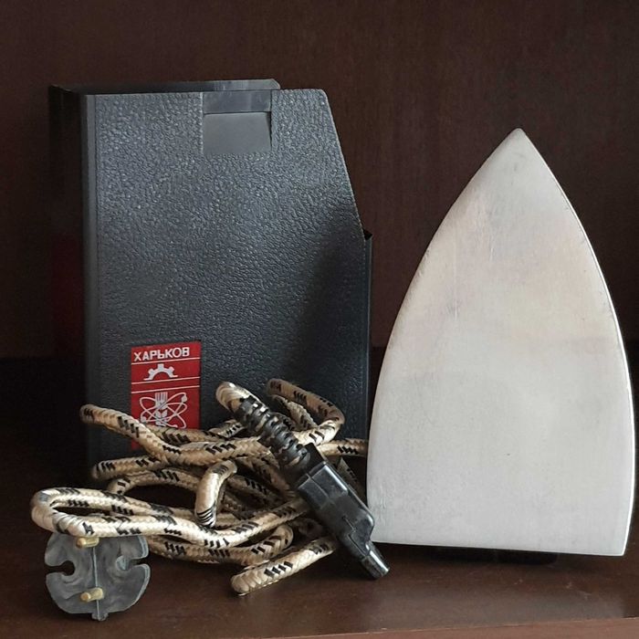 Винтаж Дорожный складной утюг Харьков СССР Ут 400 0.8.220