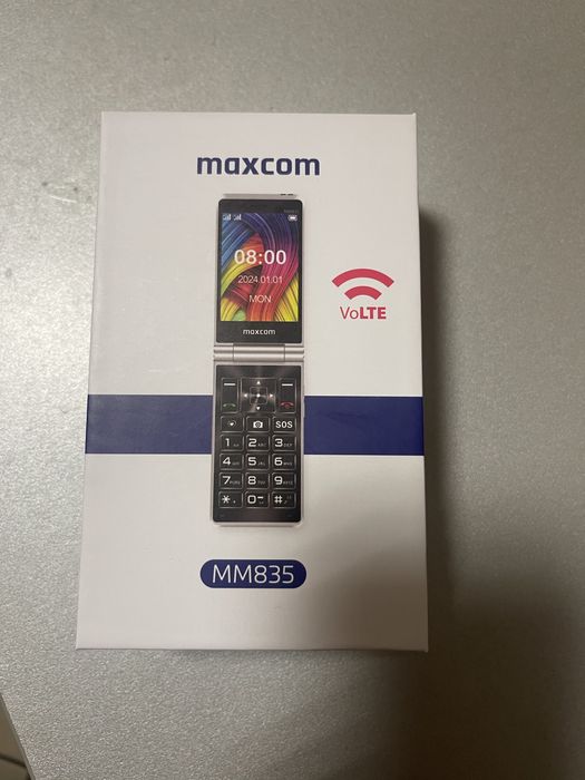 Nowy telefon z klapka duze guziki maxcom mm835