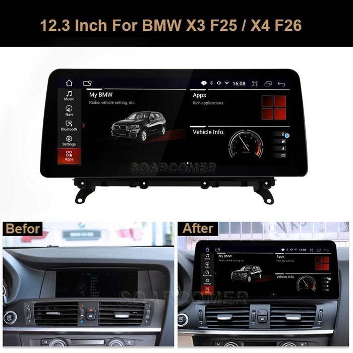 Auto Rádio GPS ANDROID BMW (Série 1, 2 e 3) F30 F31 F20 F21 F22