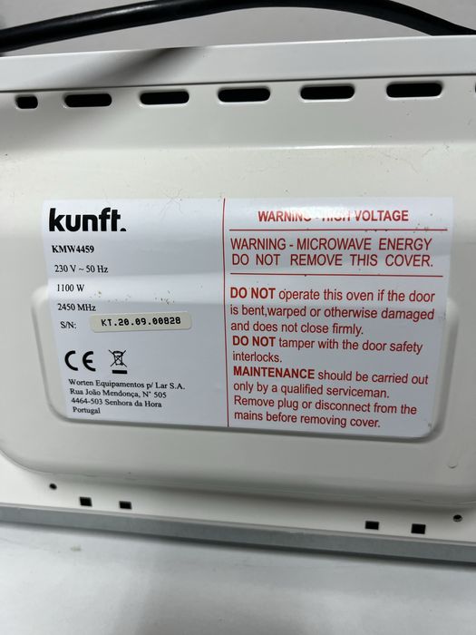 Micro ondas, marca kunft