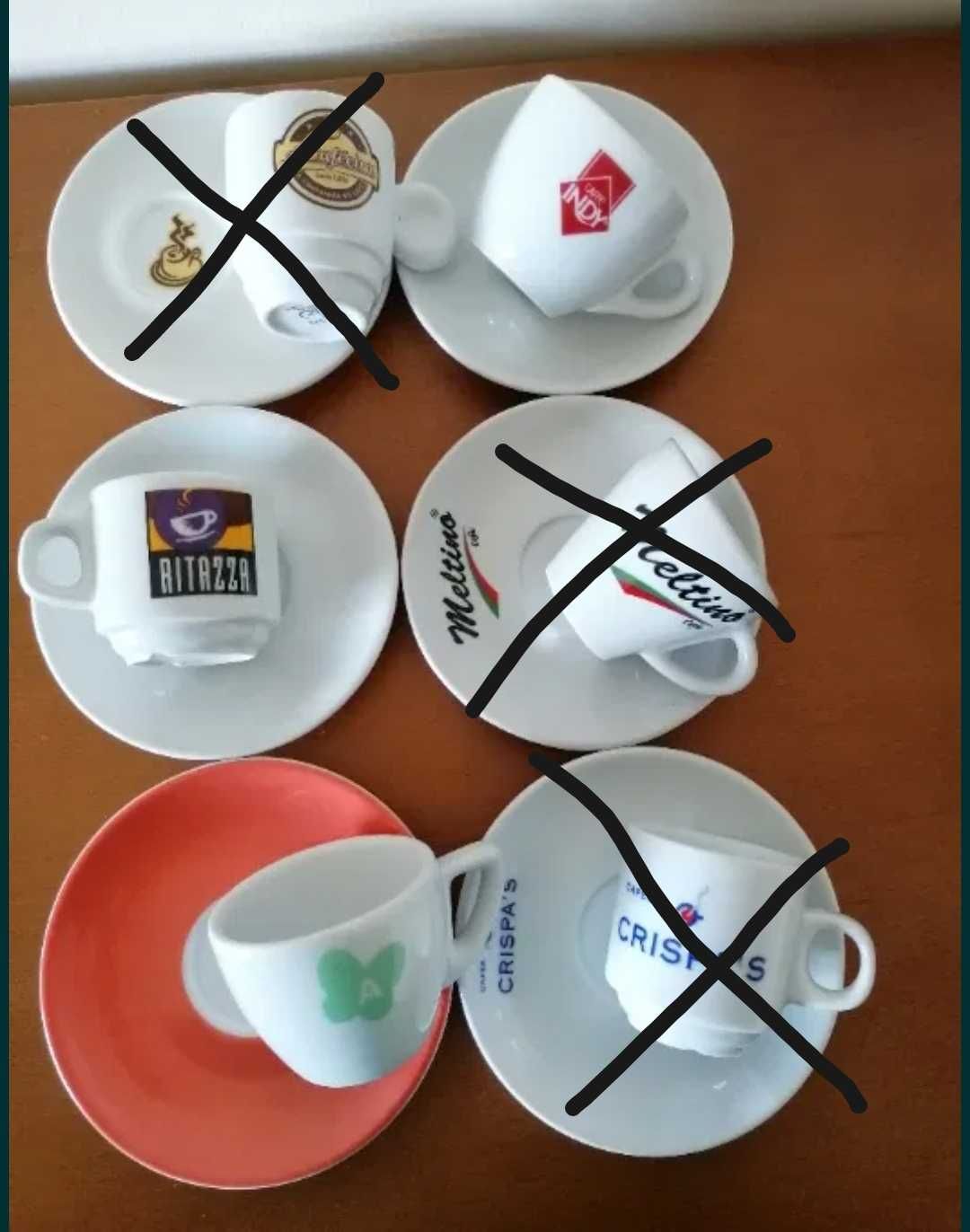 Chávenas de café - diversas
